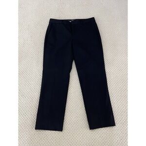 banana republic women black 95% wool pants size 2P
